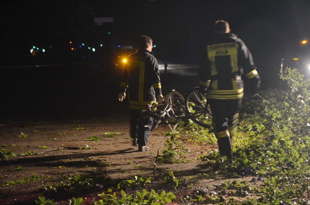 Sturm Radfahrer vom Baum erschlagen Koeln Flittard Duesseldorferstr P70.JPG